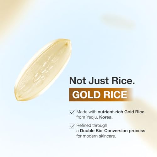 Reii Reii Gold Rice Energy Moisturizer – Hydrating Vegan Face Cream with Peptide & Hyaluronic Acid, Korea Skincare 50ml