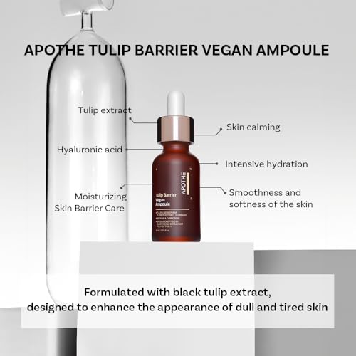 Vegan Black Tulip Ampoule for Skin Hydration & Firming – 30ml