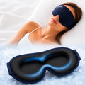 IceShades Cooling Gel Eye Mask for Migraines & Hangover Relief - Blue - Dual Hot & Cold Therapy