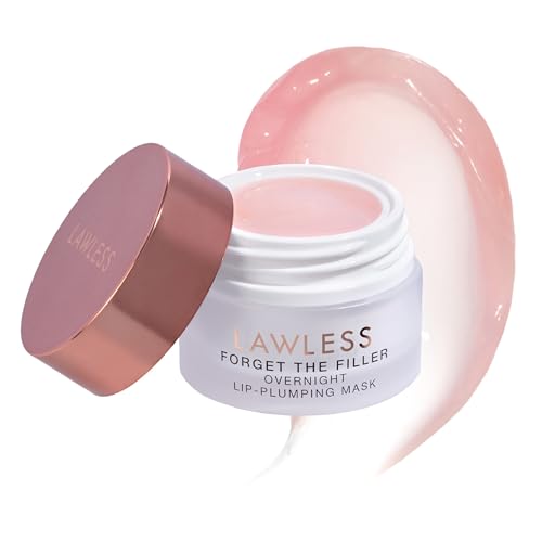 LAWLESS Sweet Dreams Overnight Lip Mask - Natural Hydrating & Plumping Treatment, 0.28 oz