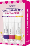 KUNDAL Shea & Macadamia Hand Cream Trio Travel Essentials - Non-Greasy, 3 Scents