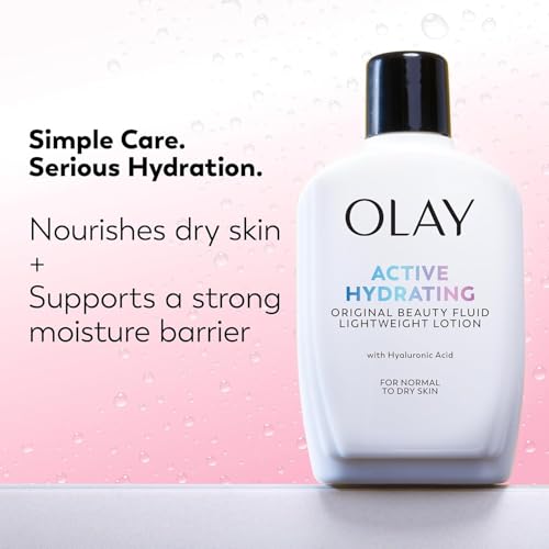 OLAY Active Hydrating Beauty Fluid Lotion Original 6 OZ - Buy Packs and SAVE (Pack of 2)