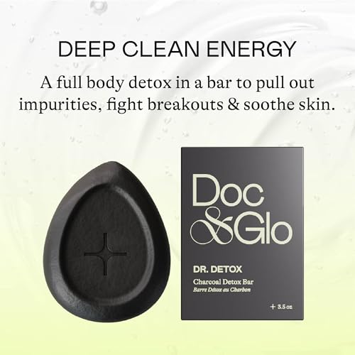 Charcoal Face & Body Detox Bar Soap - Deep Cleansing, Gentle & Refreshing - 3.5 Oz - Variation of THIS Listing