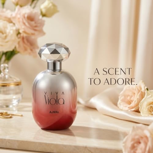 Viva Viola Eau de Parfum for Women - Fruity Floral Caramel Scent - Ajmal