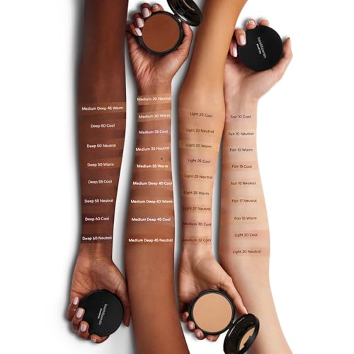 bareMinerals Barepro Skin-Perfecting Powder Foundation, Matte Pressed Powder Foundation Full Coverage, Oil Control, Dermatologist-Tested, Longwear Mineral Matte Complexion
