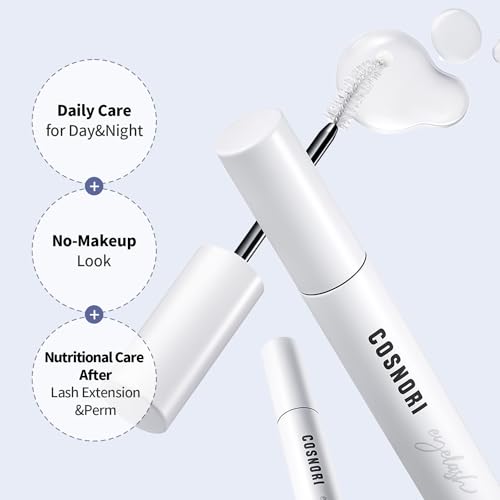 Eyelash Serum for Longer Thicker Lashes & Brows - Vegan, Peptides & Hyaluronic Acid, 0.3 fl oz