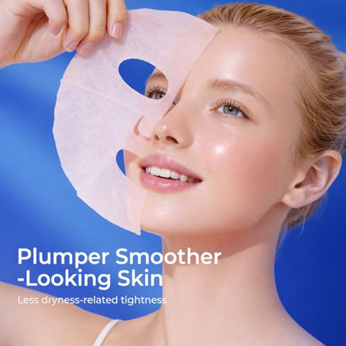 Prof. Ling Full-Spectrum Hyaluronic Acid Face Mask ? Deep Hydrating, Firming & Soothing Sheet Mask for Sensitive Skin, Plumping & Anti-Wrinkle Facial Treatment-5ea