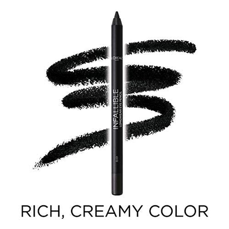 L'Oreal Paris Makeup Infallible Pro-Last Pencil Eyeliner, Waterproof and Smudge-Resistant, Glides on Easily to Create any Look, Burgundy, 0.042 oz.