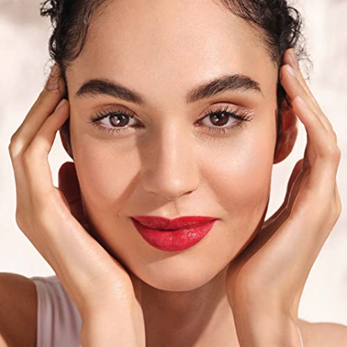 Vegan Lipstick with Hyaluronic Acid - Rosewood Shade, Moisturizing & Shine