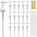 16 Pack Gallon Jug Pump Dispenser White 38-400 for Shampoo & Liquid Products - Variation of THIS listing