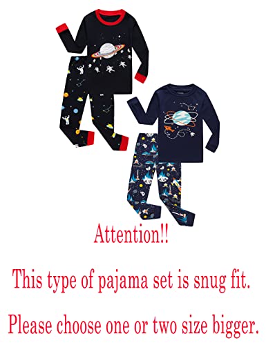 Family Feeling Striped Christmas Pajamas Set for Kids - 2-Piece, 100% Cotton, Family Feeling Variation 3