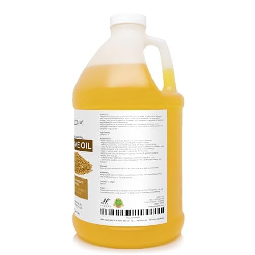 Sesame Seed Oil by Velona - 64 Fl Oz | 100% Pure and Natural Carrier Oil | Refined, Expeller Pressed | Cooking, Skin, Hair, Body & Face Moisturizing | Use Today - Enjoy Results
