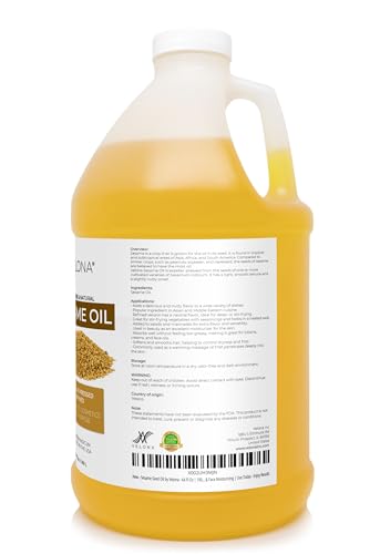 Velona Sesame Seed Oil - 64 fl oz Expeller Pressed Refined Cooking & Hair Oil - Pack of 1