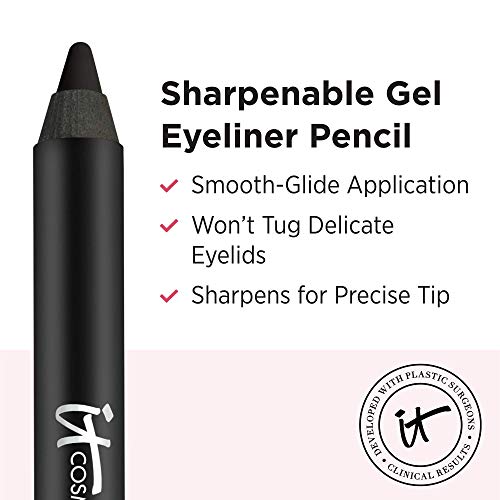 IT Cosmetics Superhero No-Tug Waterproof Gel Eyeliner - Super Black