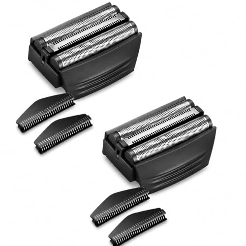 2 Pcs Shave Foil & Cutter Blades Compatible with Remington F4900 F5800 F7800 - Black