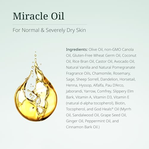 H.E.A.L. QUICK Natural Muscle & Body Oil - 3.4 oz – Pack of 4 (Variation: 13.6 Fl Oz)