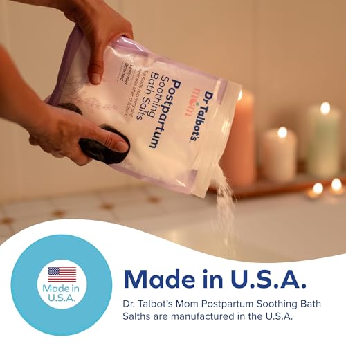 Dr. Talbot's Postpartum Soothing Bath Salts ? Lavender Infused, Paraben-Free Relaxation & Recovery Bath Soak for New Moms ? Ideal for Post-Childbirth Healing & Everyday Stress Relief
