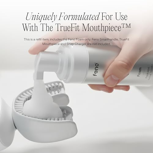 Foam Toothpaste with Mint - Fluoride & SLS Free, 3-Pack, 3.4 Fl Oz