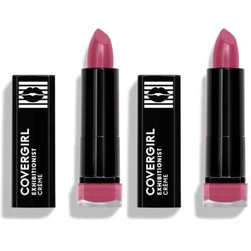 COVERGIRL Exhibitionist Cream Lipstick, Raspberry Chic (Pack of 2)