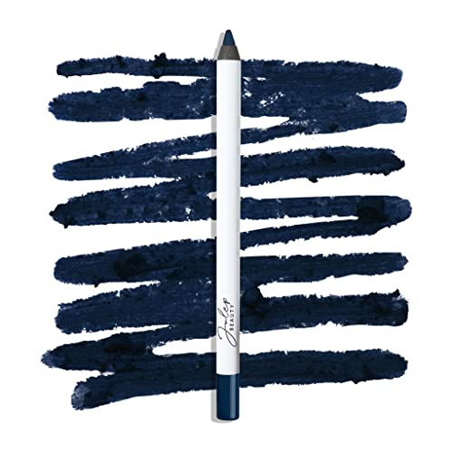 Longwear Gel Eyeliner Pencil Navy Smoke with Sharpener - Transfer-Proof & High Performance
