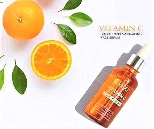 Dr Rashel Vitamin C Face Serum with Hyaluronic Acid & Collagen Eye Masks - Anti-Aging, Firming, Hydrating - Pack of 2