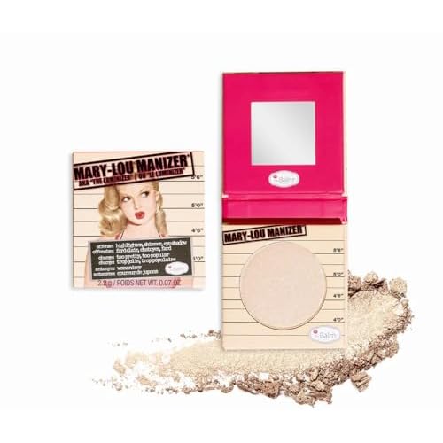 theBalm Mary-Lou Manizer Honey-Hued Luminizer, Highlighter, Shadow & Shimmer, Subtle Glow