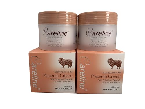Placenta Cream with Collagen and Vitamin E - 100ml Pack of 2