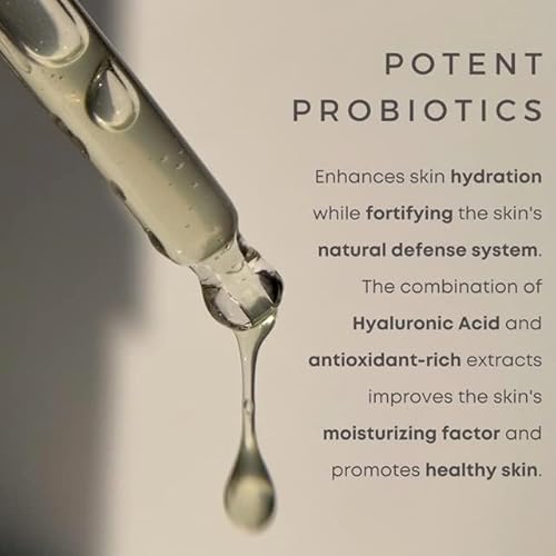 Georgette Klinger Probiotic Serum - Hydrating Face Serum With Hyaluronic Acid For Anti-Aging & Skin Barrier Repair, Balances Skin Microbiome, Enhancing Texture, Prevent Premature Aging - 1 oz