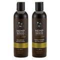 Hemp Seed Hair Care Shampoo + Conditioner, Nag Champa - 8 oz Each - With Hemp Seed Oil & Coconut Oil - Vegan, Cruelty Free