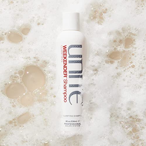 UNITE Hair ? WEEKENDER Shampoo ? Gentle Clarifying Cleanser to Remove Buildup & Restore Shine ? Non-Stripping Weekly Reset for All Hair Types ? 8 Fl Oz