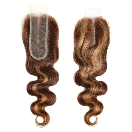 Isufer P4/27 Body Wave Lace Closure 16 Inch Honey Blonde Virgin Human Hair