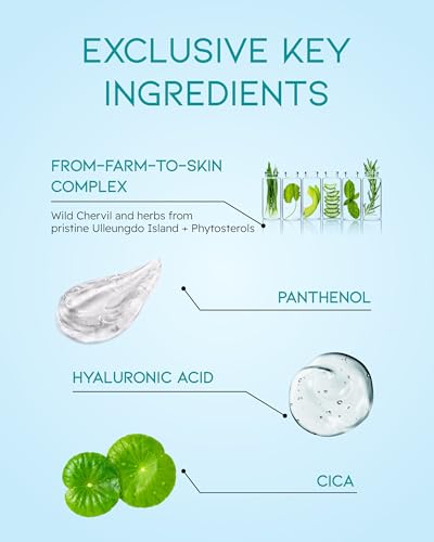 Moisture Skincare Set with Toner & Emulsion - Vegan Korean Skin Care for Dry & Rough Skin