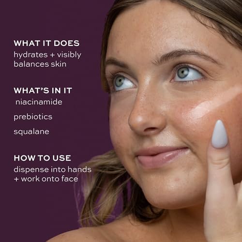 ITK Skincare Prebiotic Gel Face Moisturizer For Oily, Acne Prone Skin - Niacinamide + Squalane + Cucumber Extract - Hydrate + Energize Skin - Dark Spot Corrector For Face - Vegan + Cruelty Free
