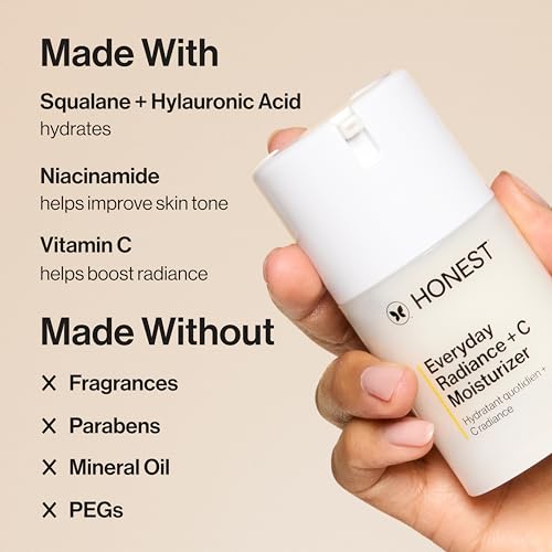 Vitamin C Moisturizer with Niacinamide & Hyaluronic Acid - 1.7 fl oz - Radiance Boosting, Vegan, Fragrance-Free