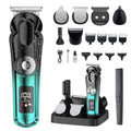 20 Piece Hair Clipper Beard Trimmer for Men, All-in-One Men's Grooming Kit for Nose,Ear,Body,Mustache, Cordless Electric Shaver Razor with IPX6 Waterproof,120-Min Runtime,LED Display