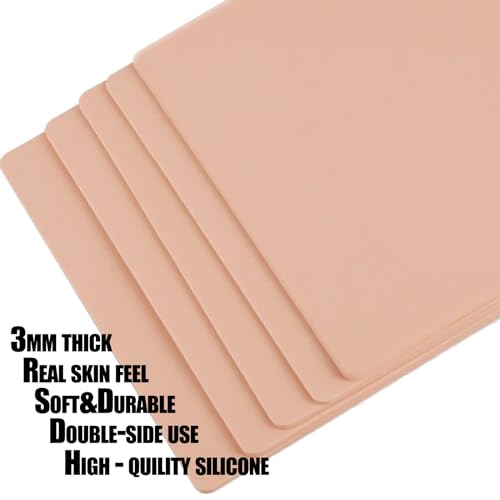 20PCS 3mm Thick Tattoo Practice Skin Sheets for Beginners and Artists