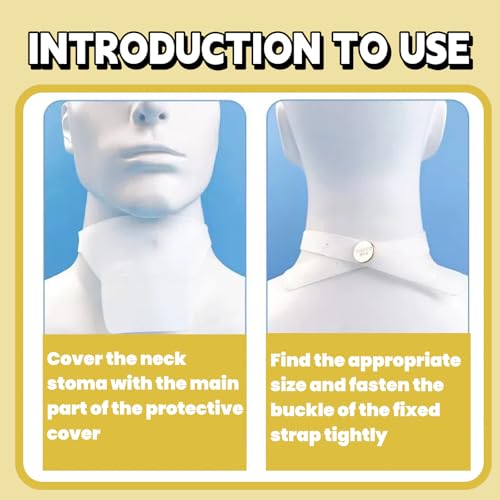 Waterproof Tracheostomy Shower Cover - Silicone Neck Guard for Post-Tracheotomy Patients
