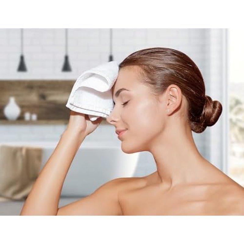 Avalon Towels Cotton Washcloths ? (Pack of 72) Size 12x12 Inches, 100% Ring Spun Cotton, Soft & Absorbent Face Towels, Gym Towels, Hotel and Spa Quality, Reusable Fingertip Towels (White)
