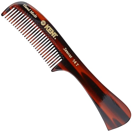 Kent 14T Wide Tooth Hair Detangling Comb - 3 Pack for Wet & Dry Hair