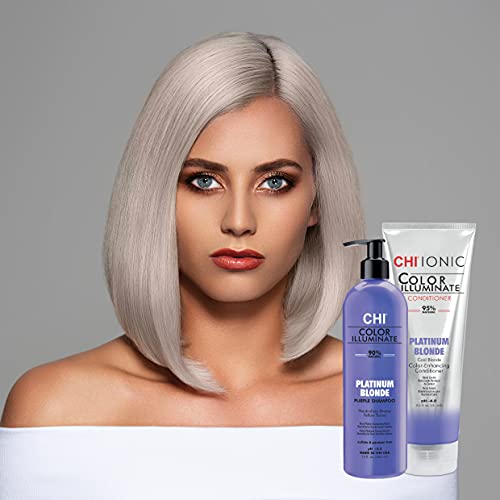 CHI Color Illuminate Conditioner Platinum Blonde 8.5 Oz - Pack of 1