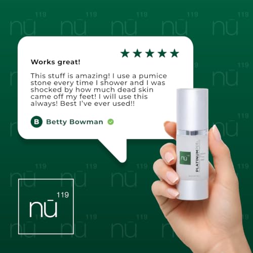 Nu119 Platinum Foot Peel Spray - Professional-Grade Callus & Dead Skin Remover for Smooth Feet