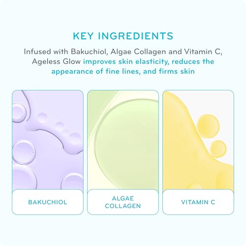 Pūr·lisse Ageless Glow Serum BB Cream SPF 40 - Light Medium 1.4 oz Natural Tinted Moisturizer with Vitamin C & Bakuchiol