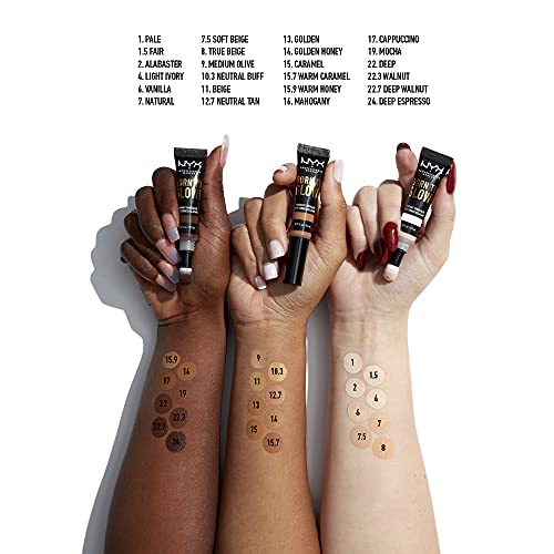 NYX PROFESSIONAL MAKEUP Born To Glow Radiant Concealer, Medium Coverage - Medium Olive