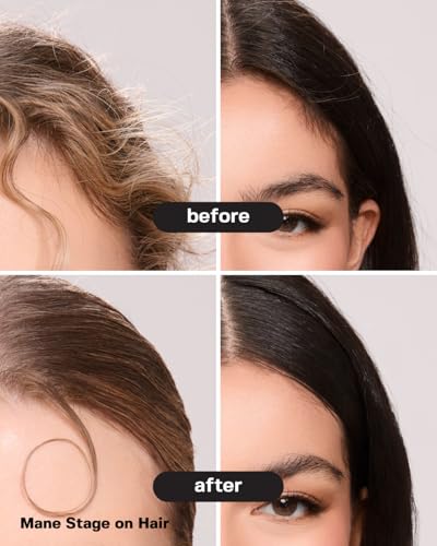Anagram Mane Stage All-in-One Hair & Brow Gel - Clear, Vegan, Cruelty-Free, 0.39 fl oz