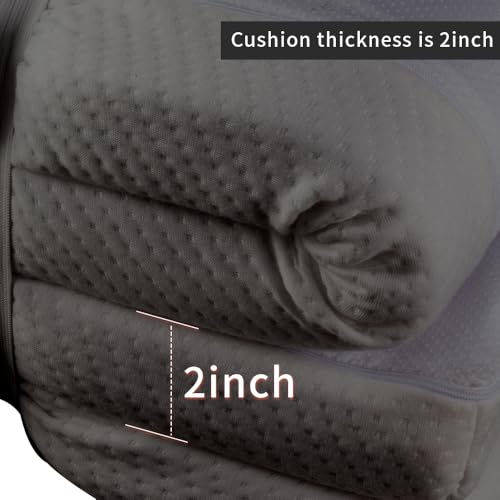 Memory Foam Massage Table Topper 73x24x2 Inch with Removable Cover Non-Slip Support Cushion for Beauty & Massage