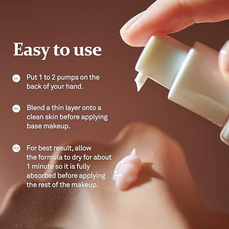 Hince Second Skin Hydrating Primer Makeup Boosting Moisturizing Primer for Lasting Pore Coverage Smooth & Supple Skin, 1.35 fl.oz. Light Pink