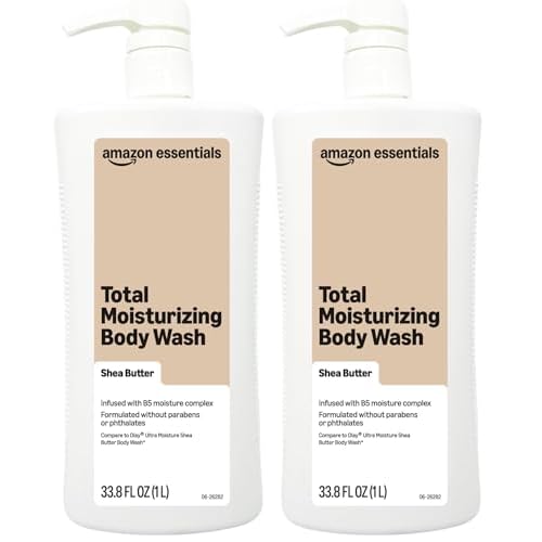 Amazon Essentials Total Moisturizing Body Wash 33.8 fl oz (Pack of 2)