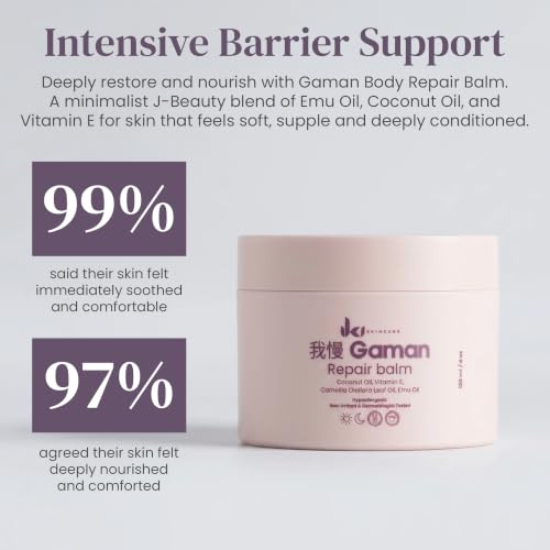 IKI Skincare Body Repair Balm for Sensitive Dry Skin 120ml - Nourishing Moisturizer & Skin Barrier Repair