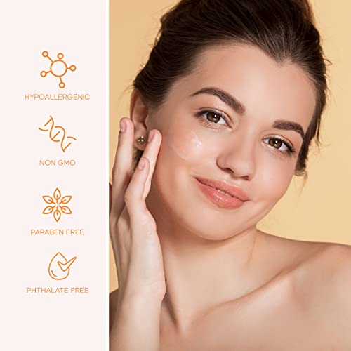 Moisturizer Facial Day Cream Moisturizer Value Set - Retinol and Vitamin E, Hyaluronic Acid and Collagen, Vitamin C and Collagen