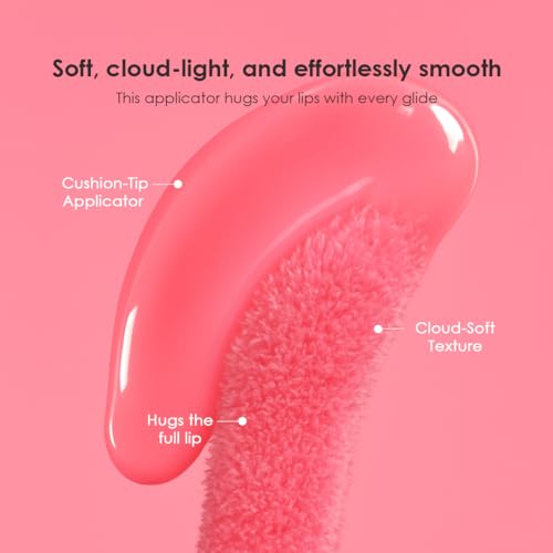 Glowiest Dream Glow Tinted Lip Oil 3-in-1 Lip Gloss with DUSTY ROSE Variation, Moisturizing & Plumping, 0.19 fl oz